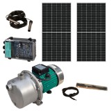 Pachet pompa solara de suprafata ProGarden 500W MPPT cu 2 panouri 460W