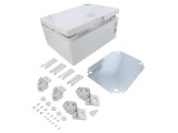 Carcasă montare pe perete ELEKTRO-PLAST NASIELSK ABS gri IP65 IK08 cu placă 210x280x130mm