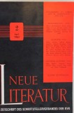 Neue Literatur, Zeitschrift des Schriftstellerverbandes der Sozialistischen Republik Rum&auml;nien, 12. Jg. Heft 2, 1961