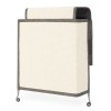 Protectie canapea pentru pisici Navaris, 70x50 cm, sisal/lin, latura dreapta, 56507.22