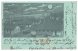3686 - SIMERIA, Hunedoara, Panorama, Litho, Romania - old postcard - used - 1900, Circulata, Printata