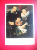 HOPCT 23609 FAMILIE- ANTHONIS VAN DYCK 1599-1641 -- RUSIA --MUZEE - CP PICTURA --NECIRCULATAMUNTII