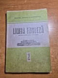 manual de limba engleza - pentru anul 2 de studiu - din anul 1989