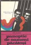 Panoptic de oameni pacatosi - Jiri Marek | Editura Univers, Colectia Enigma, 1977, 358 pagini, Carti de colectie