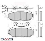 Set placute frana PGO TREX 50 - 150cc - SYM Alpha - Jet - Jungle - Mask - Red Devil Super Fancy 50-150cc (RMS), Oem