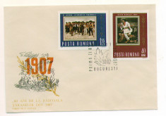 1967 Romania FDC 60 de ani de la Rascoala taranilor din 1907 LP648 foto