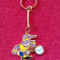 Breloc metalic fotbal - Mascota Campionatului European SUEDIA 1992