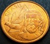Moneda 5 CENTAVOS - BRAZILIA, anul 2015 *cod 2529 = Joaqu&iacute;m Jos&eacute; da Silva Xavier, America Centrala si de Sud