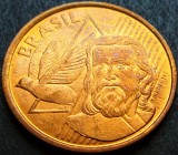 Moneda 5 CENTAVOS - BRAZILIA, anul 2015 *cod 2529 = Joaqu&iacute;m Jos&eacute; da Silva Xavier, America Centrala si de Sud