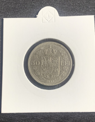 Moneda 50 lei 1937 foto