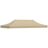 Acoperiș pentru cort de petrecere, bej, 6 x 3 m, 270 g/m&sup2;