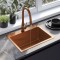 Chiuvetă inox Liam BRUSH COPPER