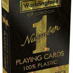 Carti de joc - Number 1 - Black and Gold Deck | Waddingtons