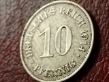 10 pfennig 1914 E, stare aUNC [poze]. Discount conform descriere [10 - 20 %. Vezi descrierea.]., Europa