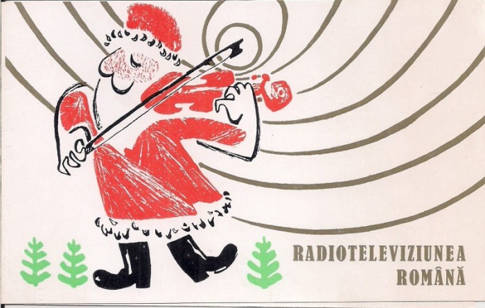 Felicitare de Anul Nou 1966