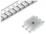 LED Roșu 120&deg; 1W SMD, Optosupply