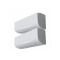Aparat de aer conditionat multisplit Daikin Sensira, cu doua unitati interne, 1 x 9000 BTU, 1 x 12000 BTU, Unitate externa 18000, Alb