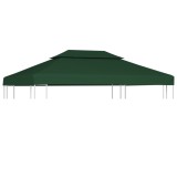 Cumpara ieftin Copertină de rezervă acoperiș pavilion, verde, 3x4 m, 310 g/m&sup2;