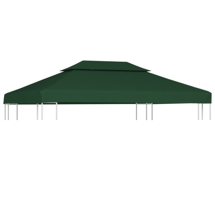 Gossi copertina de rezerva acoperis pavilion, verde, 3x4 m, 310 g/m2
