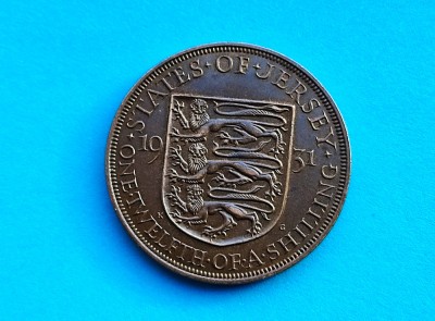 1/12 Shilling 1931 Jersey-AUNC +++-U -RAR foto
