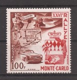 Monaco 1956 - Raliul Monte Carlo, MNH, Nestampilat