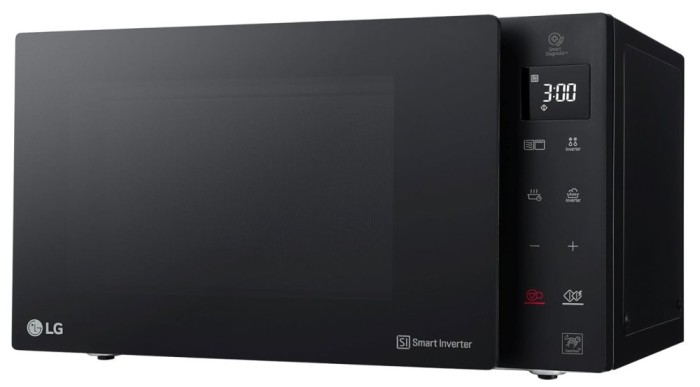 Cuptor cu microunde LG MH6535GIS Smart Inverter, 25L, 1000W, negru - RESIGILAT