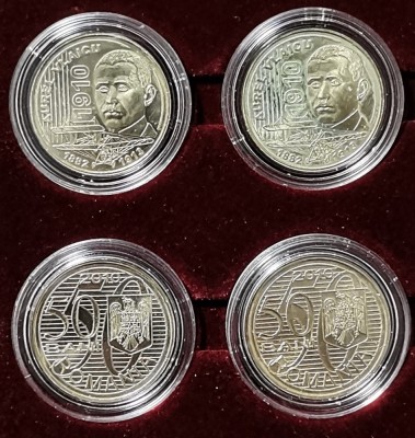 SV * Romania BNR 50 BANI 2010 * AUREL VLAICU * UNC * din-f&amp;acirc;șic-&amp;icirc;n-capsulă ! Pret per Bucata ! foto