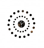 Cumpara ieftin Ceas decorativ de perete, Rotund, Oglinda acrilica, 25 cm, MC-073