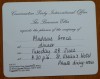 4 invitatii oficiale catre vice-ministrul Maria Groza, anii 50 - 80