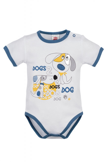 Body cu manecute scurte - Colectia Dogs (Marime Disponibila: 6 luni)