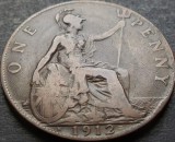 Cumpara ieftin Moneda istorica 1 (ONE) Penny - ANGLIA, anul 1912 H * cod 4690 - GEORGIVS V, Europa