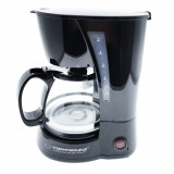 Cumpara ieftin Cafetiera cu filtru reutilizabil, Esperanza Robusta, capacitate 0.6 l, 650 W, sistem anti-scurgere, neagra