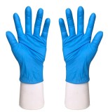 Cutie 100x Manusi Nitril, de Unica Folosinta, Texturate, Nepudrate, Albastre, pentru Copii