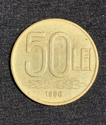 Moneda 50 lei 1996 foto
