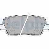 DELPHI LP2202 set placute frana,frana disc