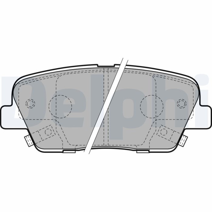 DELPHI LP2202 set placute frana,frana disc