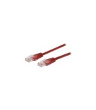 Cablu CAT5e UTP de retea RJ45 8P8C tata - RJ45 8P8C tata 2m rosu Valueline