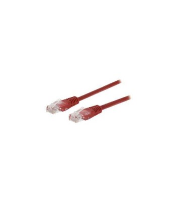 Cablu CAT5e UTP de retea RJ45 8P8C tata - RJ45 8P8C tata 2m rosu foto
