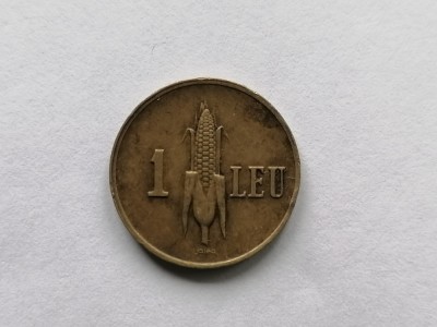 Moneda 1 leu 1941 Romania foto
