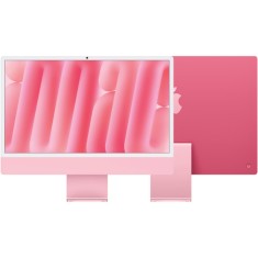 Sistem Desktop PC iMac 24 (2024) cu procesor Apple M4, 10 nuclee CPU and 10 nuclee GPU, 24, Retina 4.5K, 16GB, 512GB SSD, Pink
