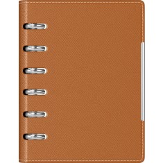 Agenda organizer A6 cu 6 inele bej