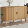 Gossi dulap &quot;olden&quot;, maro, 114x43x73,5 cm, lemn masiv pin