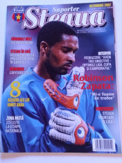Revista fotbal - &amp;quot;Suporter STEAUA&amp;quot; (Nr.28/2007) - poster ZAPATA foto