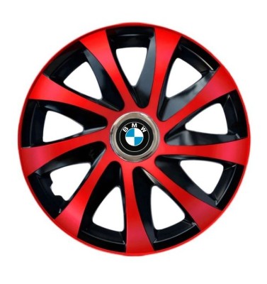 Set 4 capace roti Drift extra red R15 pentru gama BMW foto