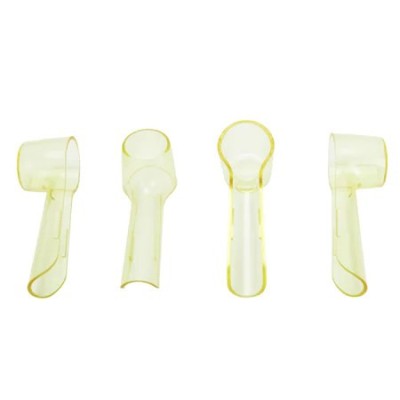 Set capac de protectie pentru periuta de dinti electrica Oral B, 4 buc galben foto