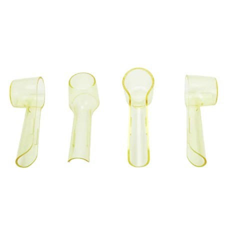 Set capac de protectie pentru periuta de dinti electrica Oral B, 4 buc galben