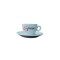 Set Domingo Caffe 6 cesti si farfurii pentru cappuccino red