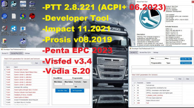 SSD512 Volvo PTT Tech Tool 2.8.221 &amp;amp; Volvo Impact 2021 Prosis Vocom Visfed Penta foto