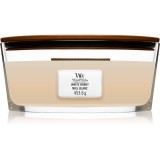 Woodwick White Honey lum&acirc;nare parfumată cu fitil din lemn (hearthwick) 453 g