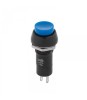 Intrerupator OFF-ON albastru prin apasare cu retinere rotund 1A, Oem